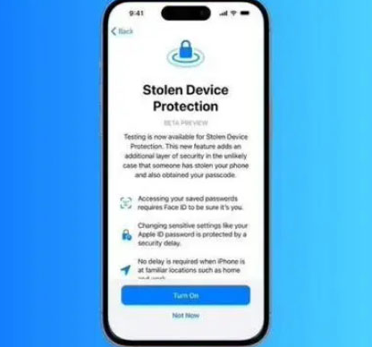 余干苹果授权维修店分享被盗设备保护功能开启方法 