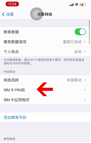 余干苹果14维修网分享如何给iPhone14的SIM卡设置密码 