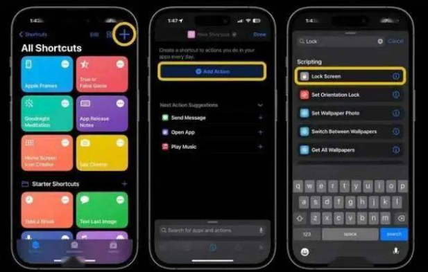余干苹果14锁屏维修店分享iPhone14升级iOS16.4后如何创建锁屏快捷方式 
